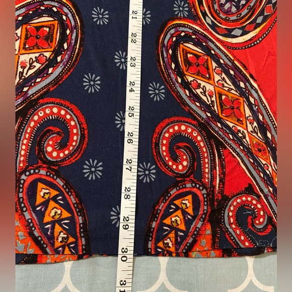 Venus - Women’s Paisley Printed Mini Dress (NWT) - Picture 8 of 11